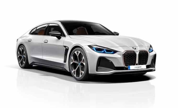 BMW i4 charging stations