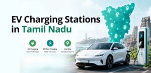 EV charging stations in Tamil Nadu with address, price, Connectors, and live map