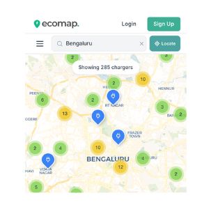 a software doing promotion of ev charging station in city and state